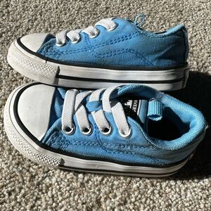 Baby Blue Toddler Slip On Converse 5c